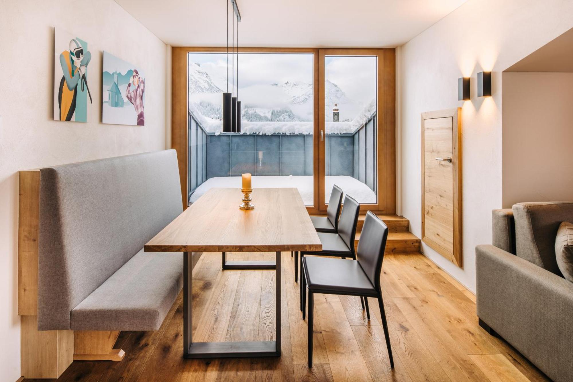 Fernsicht Alpen-Apartments Lech Chambre photo